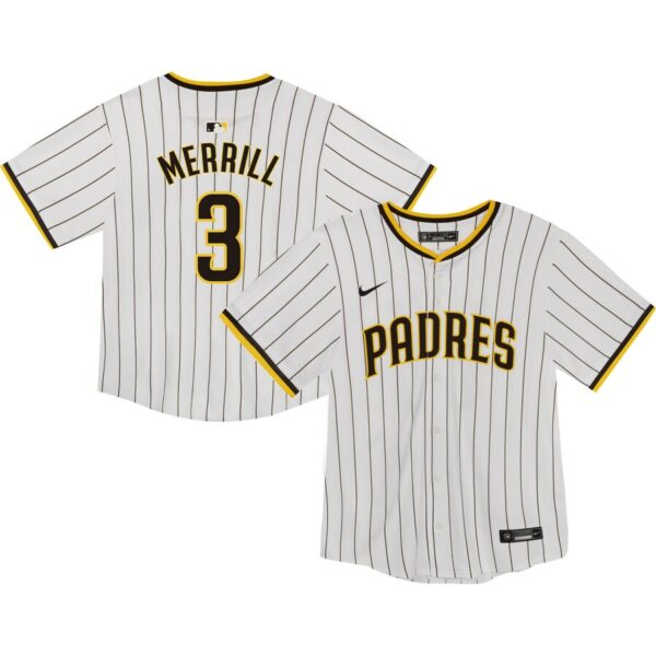 Jackson Merrill San Diego Padres Nike Toddler Home Player Game Jersey - White