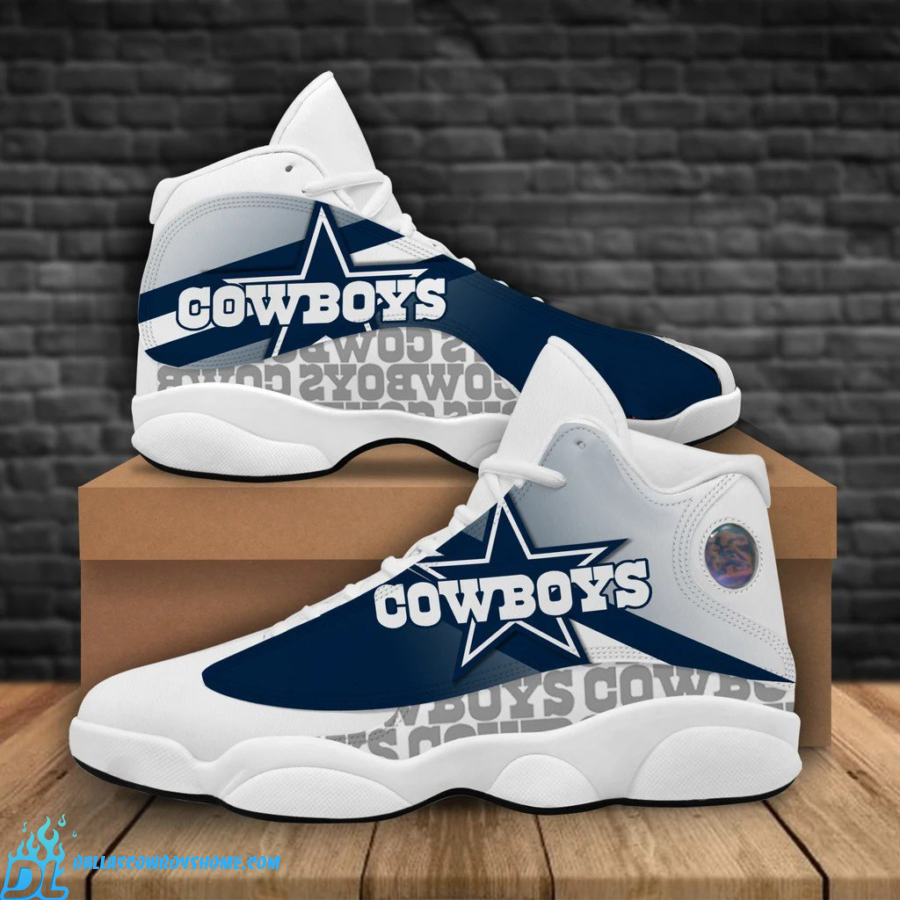 Dallas Cowboys Shoes Unisex Basketball - Dallas Cowboys Home