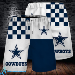 Mens Dallas Cowboys Beach Shorts