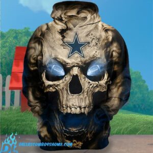 Dallas Cowboys Skull Hoodie Pullover