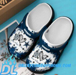 Dallas Cowboys Crocband NFL Crocs Clog Shoes