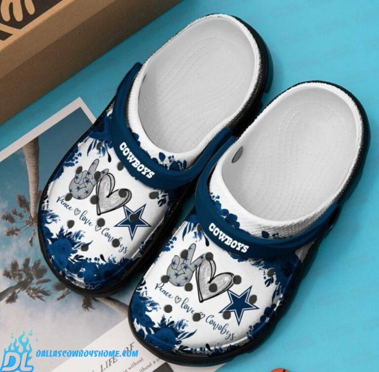 dallas cowboys crocs men's