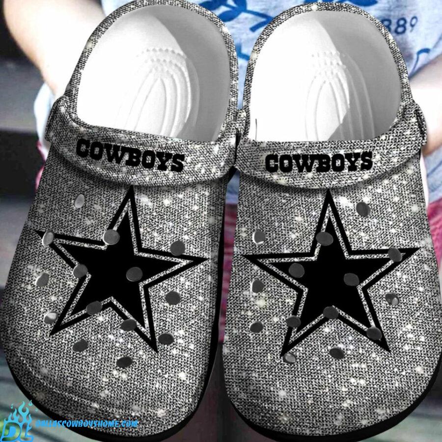 Dallas Cowboys Logo Tie Dye Crocs Clogs - Tagotee