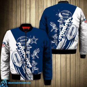 Dallas Cowboys Jackets Mens Cartoon