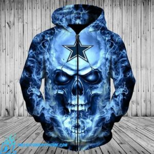 Dallas Cowboys Skull Hoodies No6