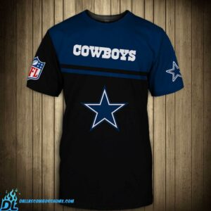 Dallas Cowboys Skull T-Shirt 3D Short Sleeve