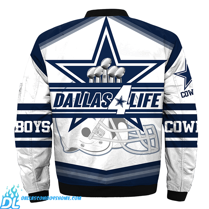 XX-Large Navy Dallas Cowboys Stiff Arm 5 Time Super Bowl Champions Cotton Twill Jacket
