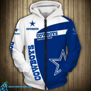 Dallas Cowboys Zip Hoodie No3