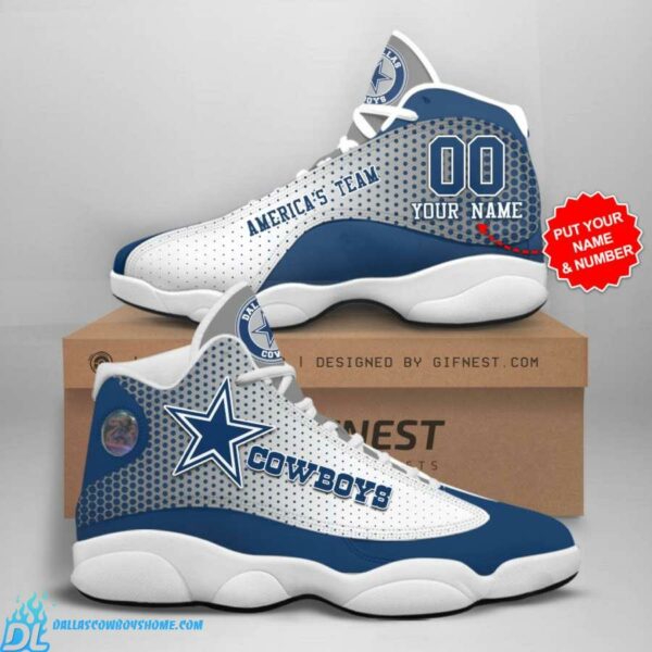 Dallas Cowboys Custom Air Jordan Shoes
