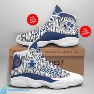 Personalized Dallas Cowboys Air Jordan Shoes 2021