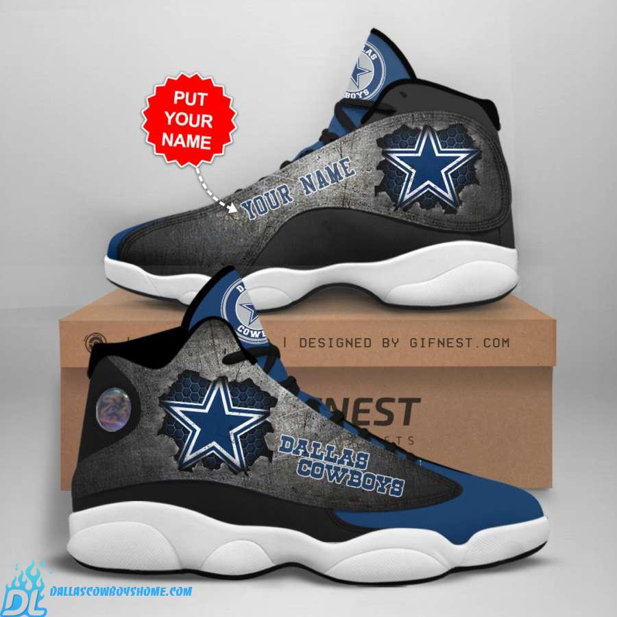 Dallas Cowboys Custom Jordan Shoes - Dallas Cowboys Home
