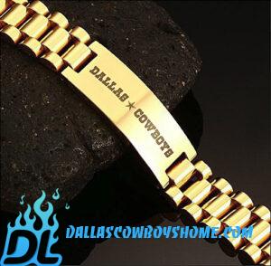 Dallas Cowboys gold bracelet