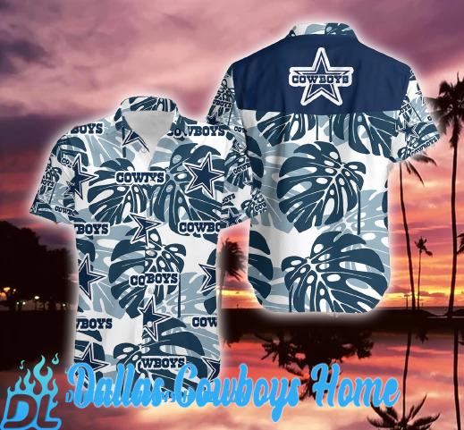 Dallas Cowboys Women's Hawaiian Shirt - Dallas Cowboys Home