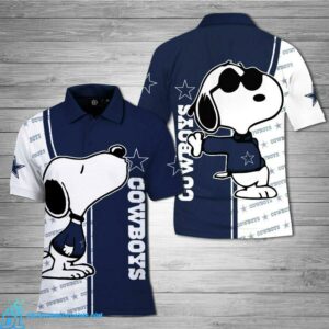 Snoopy Dallas Cowboys Polo Shirt