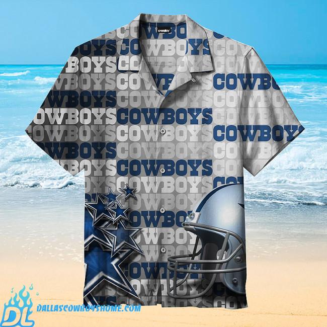 Dallas Cowboys JCPenney Tropical Hawaiian Shirt - Dallas Cowboys Home