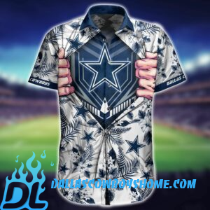 JCPenney Tropical Cowboys Hawaiian Shirt - Dallas Cowboys Home