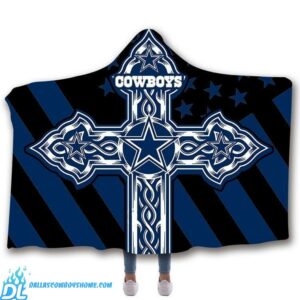 Dallas Cowboys sweatshirt blanket cross design