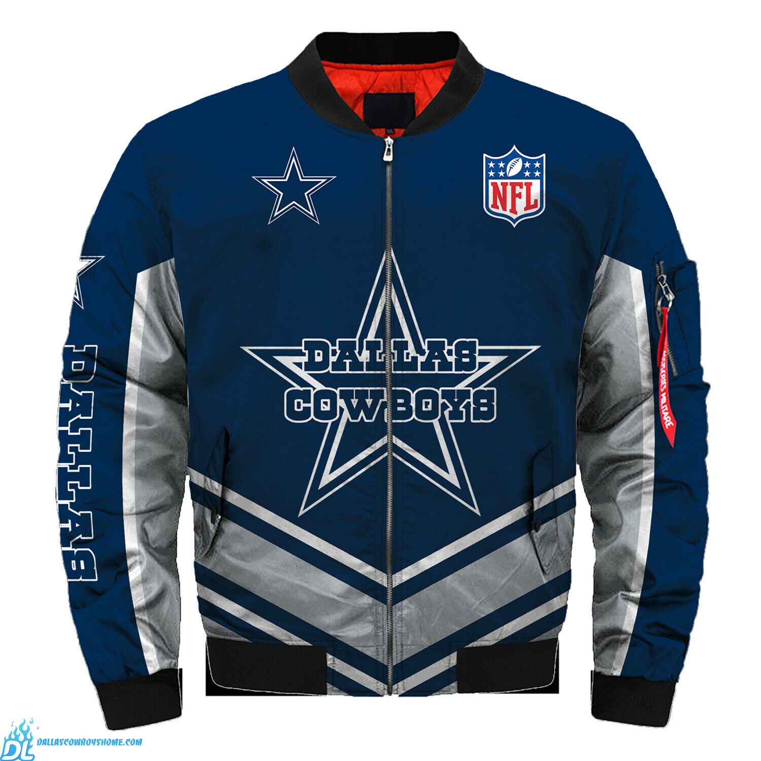 Snoopy Dallas Cowboys Nfl Fans 3d Personalized Bomber Jacket - Teeruto