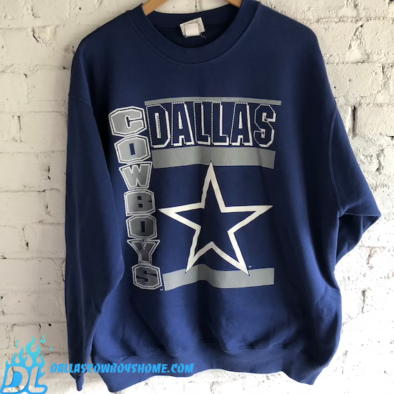 Dallas Cowboys Sweatshirt Vintage - Dallas Cowboys Home