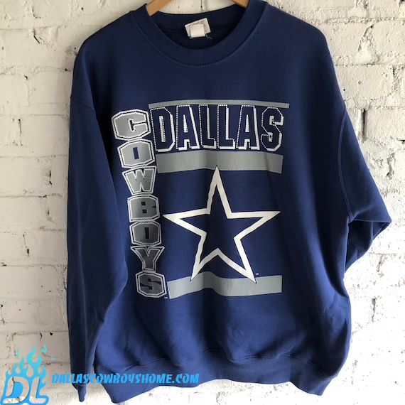 Vintage Dallas Cowboys Shirt Sweatshirt Hoodie Tshirt Adults Kids