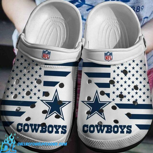 Dallas Cowboys Crocs Charm Shoes 2021 Dallas Cowboys Home