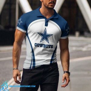 Shirts, Sz Xl Black Cowboys Star Men Poly Ee Polo Shirt
