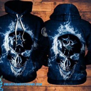Dallas Cowboys Skull hoodie custom for men