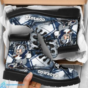 Dallas Cowboys boots mickey custom
