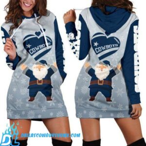 Dallas Cowboys hoodie dress Santa Claus