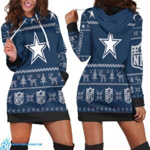 Dallas Cowboys hoodie dress nfl ugly christmas