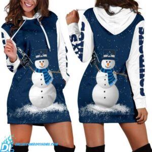Dallas Cowboys hoodie dress snowman