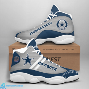 Dallas Cowboys Air Jordan 13 Sneakers Sport Shoes Full Size