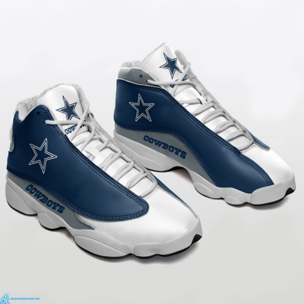 Dallas Cowboys Jordan 13 blue simple style