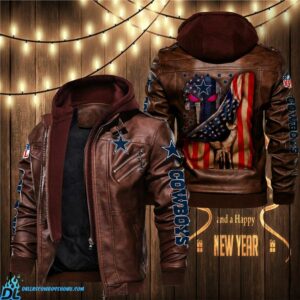 Dallas Cowboys leather jacket custom American