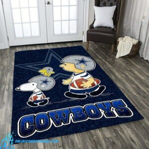 Dallas Cowboys rug best friend print full