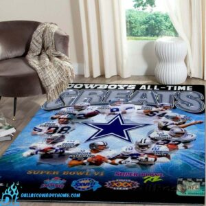 Dallas Cowboys rug legend team
