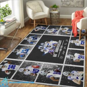 Dallas Cowboys rug team football custom