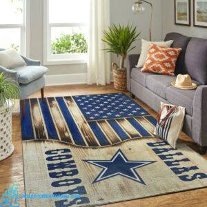 Dallas Cowboys star rug
