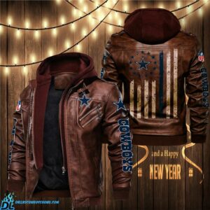Dallas Cowboys super bowl leather jacket