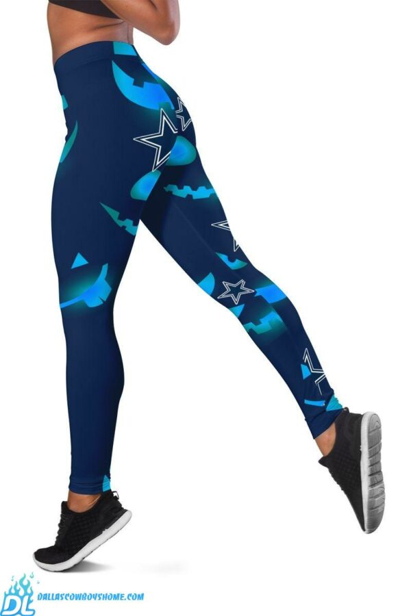 Womens Teens Dallas Cowboys Slim Fitness Leggings Sport 3D Yoga Pants Stretch