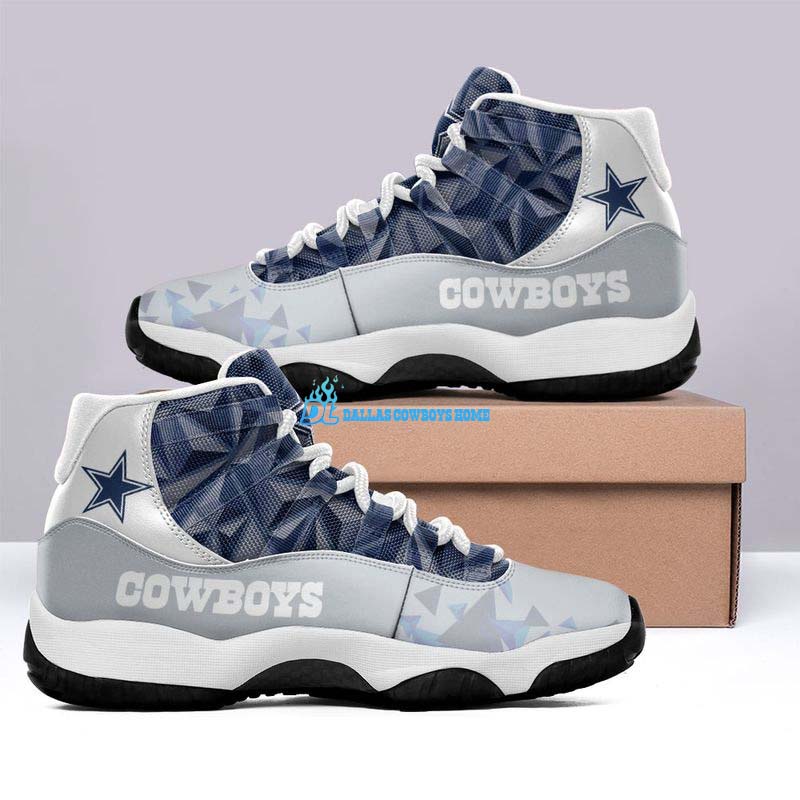 Women's Nike Gray/Navy Dallas Cowboys Free TR 8 Shoes