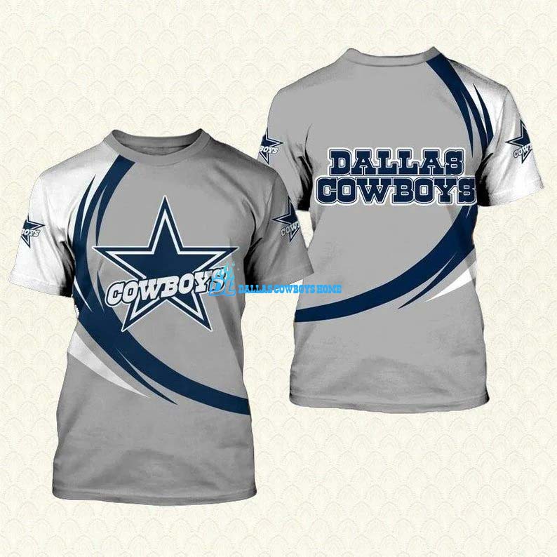 Dallas Cowboys Custom Team Authentic T Shirt, 46% OFF