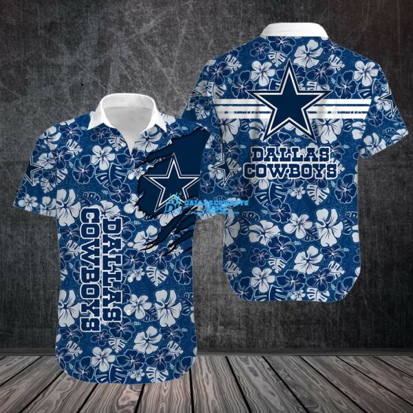 Dallas Cowboys Custom Aloha shirt print full N0126