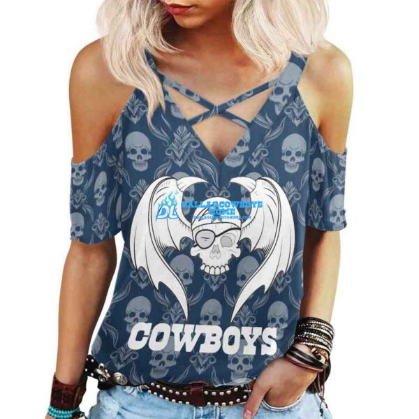 Dallas Cowboys Shoulder T-Shirt DCH006