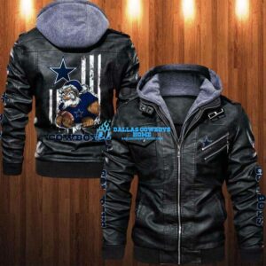 Dallas Cowboys leather championship jacket