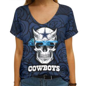 Dallas Cowboys round neck T-shirt custom 3d DCH003