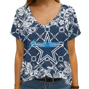 Dallas Cowboys round neck T-shirt custom 3d DCH010