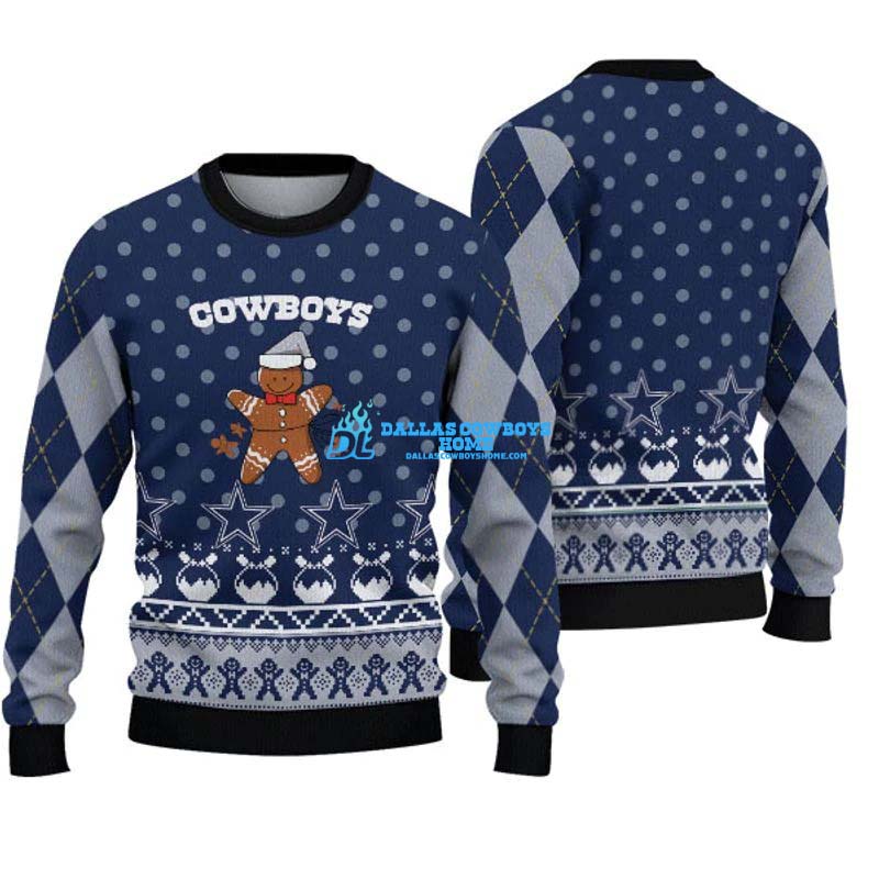 cowboys christmas sweater women's