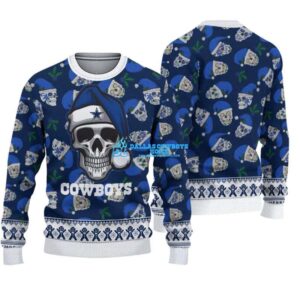 Dallas Cowboys sweater women's skull