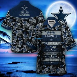 Dallas Cowboys Parrots Hawaiian Shirt Beach Summer Shirt - Listentee